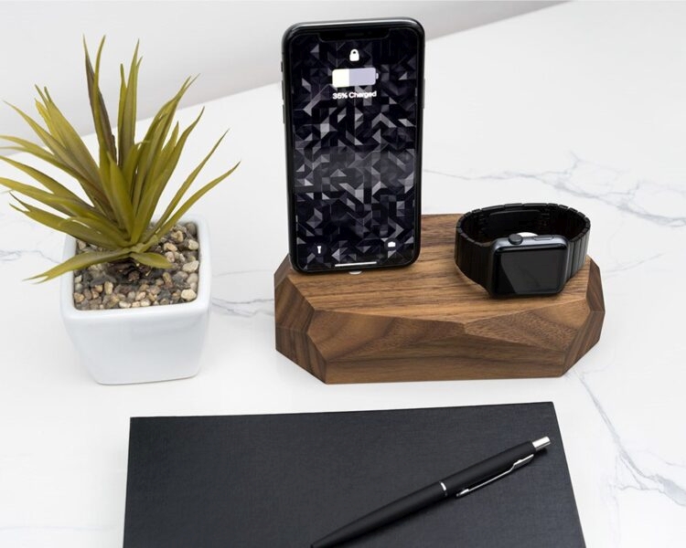 Oakywood Kombiladestation für iPhone und Apple Watch