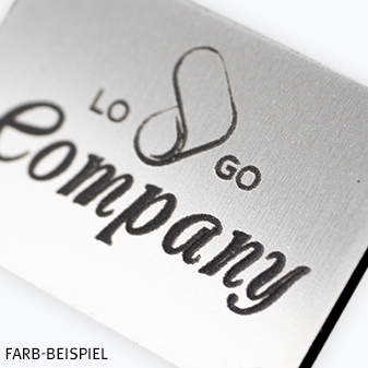 Individualisierung Kundenlogo- Kunststoff Emblem Metallic - gelasert