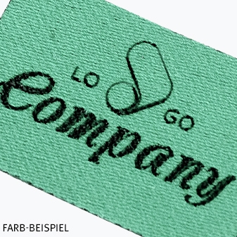 Individualisierung Kundenlogo- Stoff Patch - gelasert