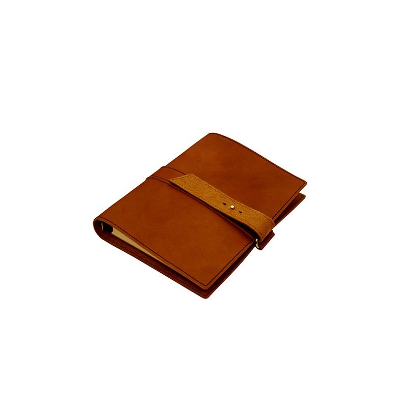 Lakange Notizbuch "Boucle" aus Leder