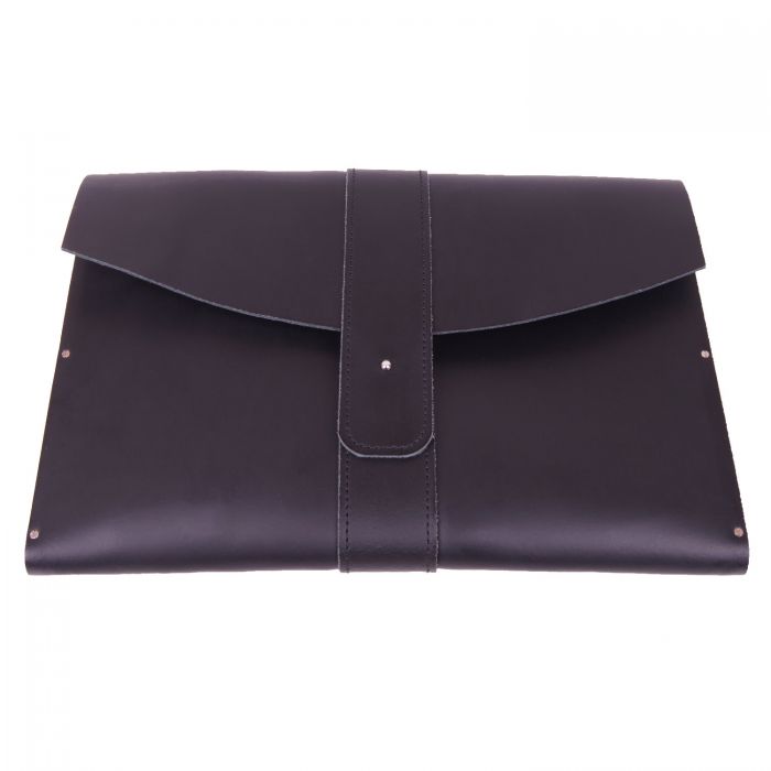 And Sons Messengerbag Dickleder mit Echtholzleiste