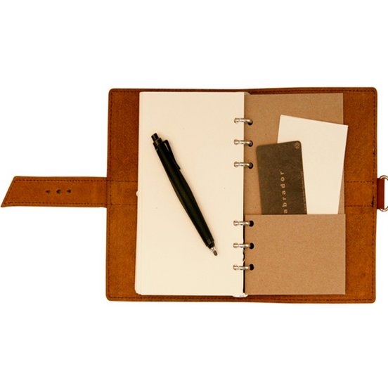 Lakange Notizbuch "Boucle" aus Leder