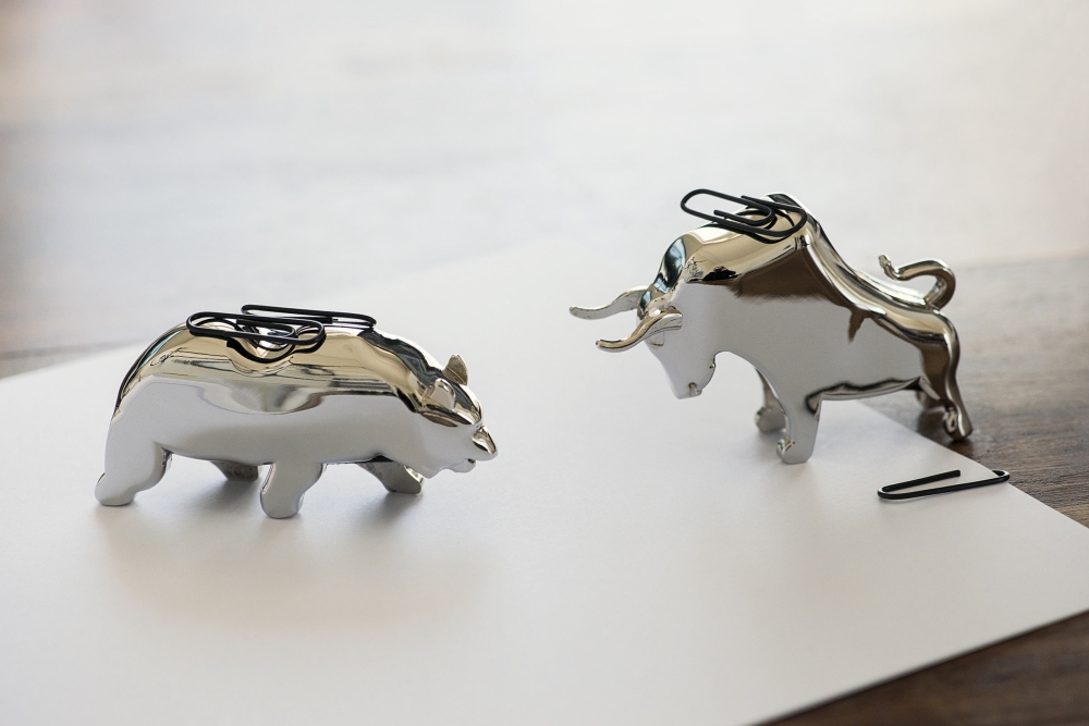 Philippi Büroklammerhalter Bull & Bear