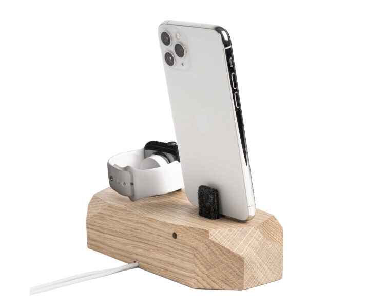 Oakywood Kombiladestation für iPhone und Apple Watch